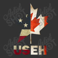 Useh Leaf Canadian American Flag Shirt Canada Usa Flag Gift Baby Bodysuit | Artistshot