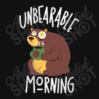 Unbearable Morning Baby Bibs | Artistshot