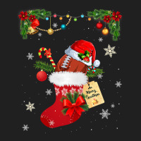 Football Football Lover Socks Santa Hat Christmas Pajama Men Women 137 Ladies Polo Shirt | Artistshot