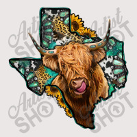 Texas Map Highland Cow Pocket T-shirt | Artistshot