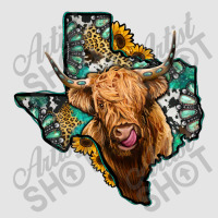 Texas Map Highland Cow Exclusive T-shirt | Artistshot