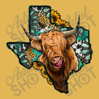 Texas Map Highland Cow Vintage Hoodie And Short Set | Artistshot