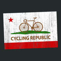 California Cycling Republic Flag   Bicycle Cycling Inspired T Shirt Women's Triblend Scoop T-shirt | Artistshot