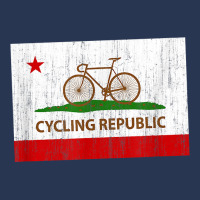 California Cycling Republic Flag   Bicycle Cycling Inspired T Shirt Ladies Denim Jacket | Artistshot