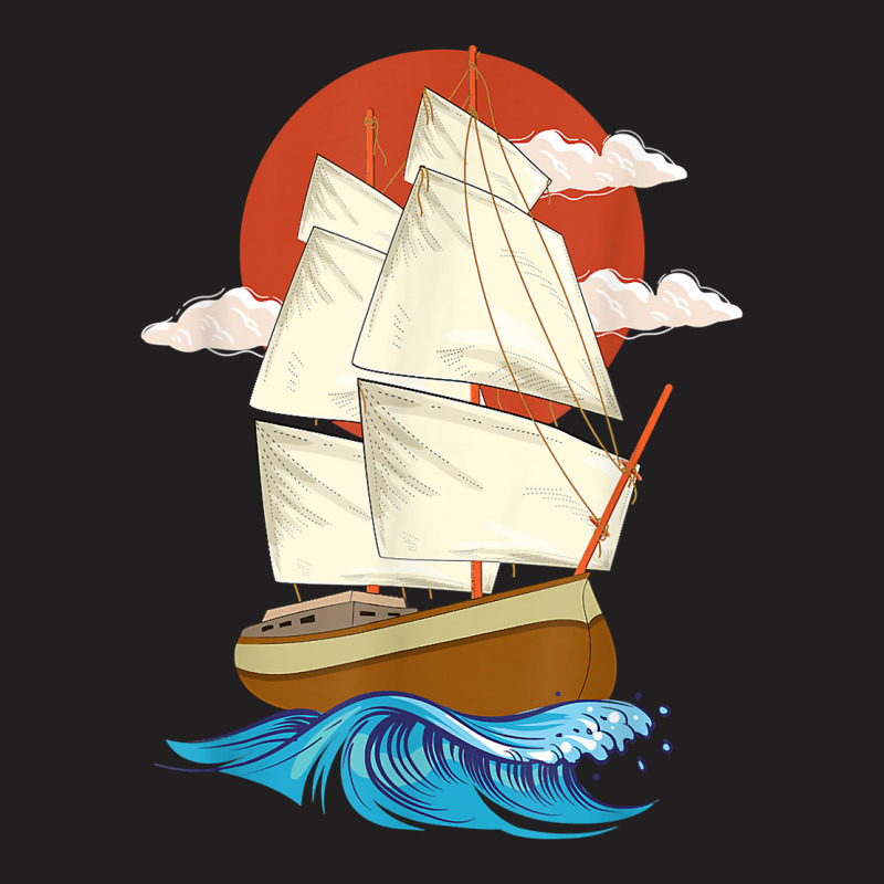 Sail Boat Sailor Ship Nautical Captain Skipper Sailing T Shirt T-shirt | Artistshot