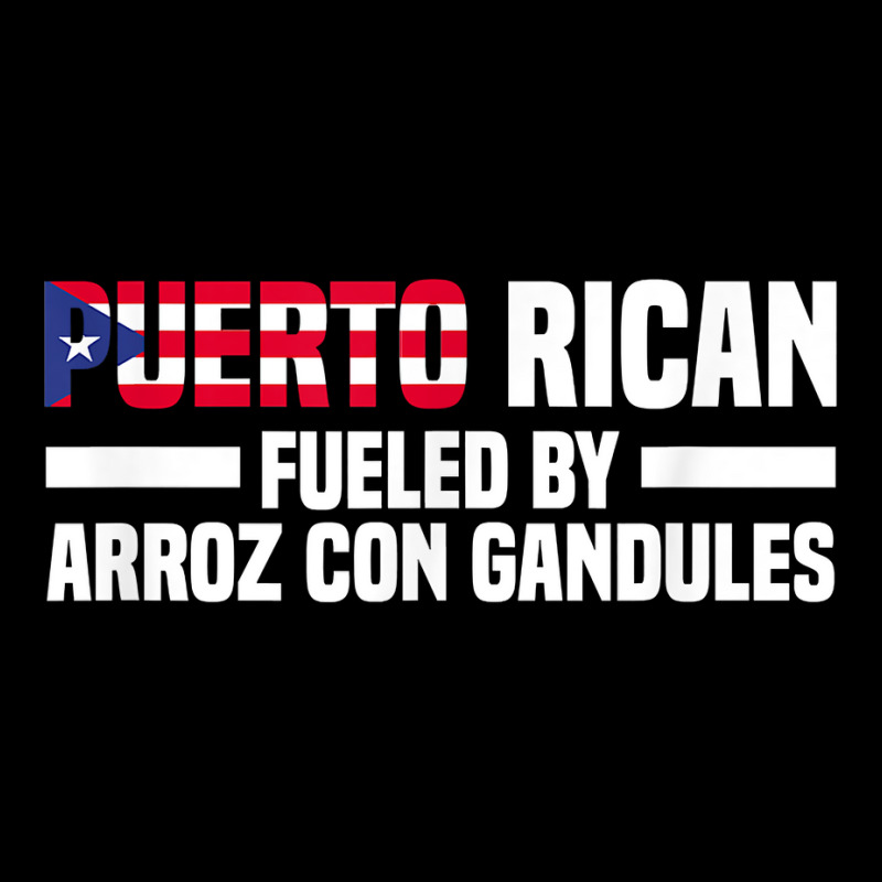 Puerto Rican Fueled By Arroz Con Gandules   Puerto Rico T Shirt Landscape Canvas Print | Artistshot