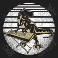 Trex Synthesizer Keyboard Dinosaur Music Producer T-shirt | Artistshot