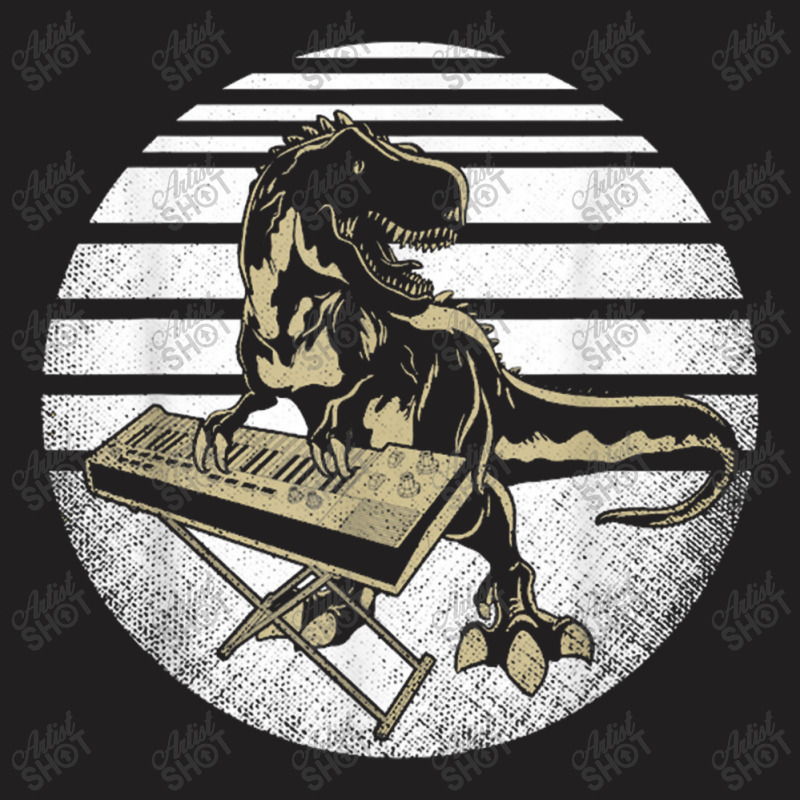 Trex Synthesizer Keyboard Dinosaur Music Producer T-shirt | Artistshot