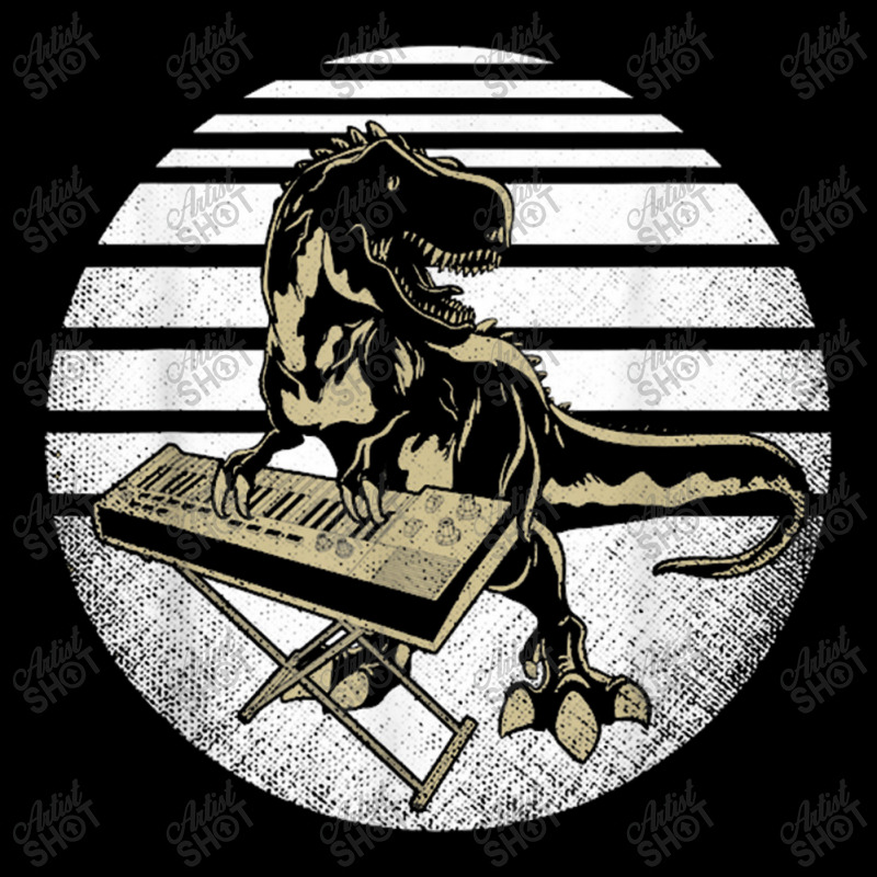 Trex Synthesizer Keyboard Dinosaur Music Producer V-neck Tee | Artistshot