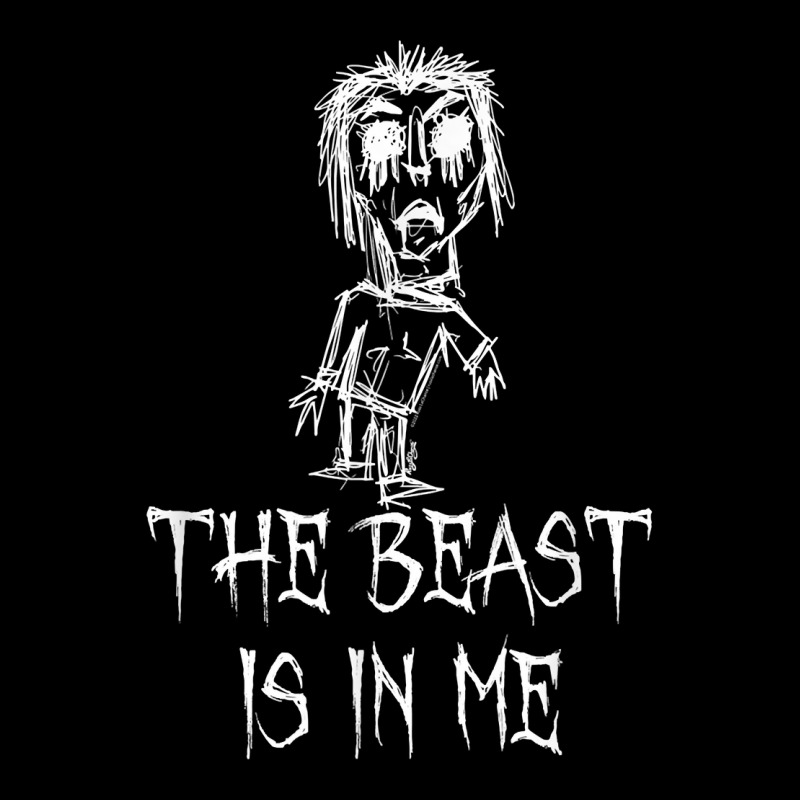 The Beast Is In Me Halloween Costume Word Design T Shirt Unisex Jogger | Artistshot