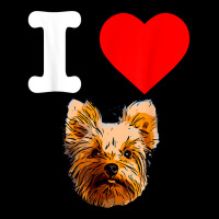 I Love My Yorkie Dog Yorkie Mom Yorkshire Terrier Tshirt Cropped Hoodie | Artistshot