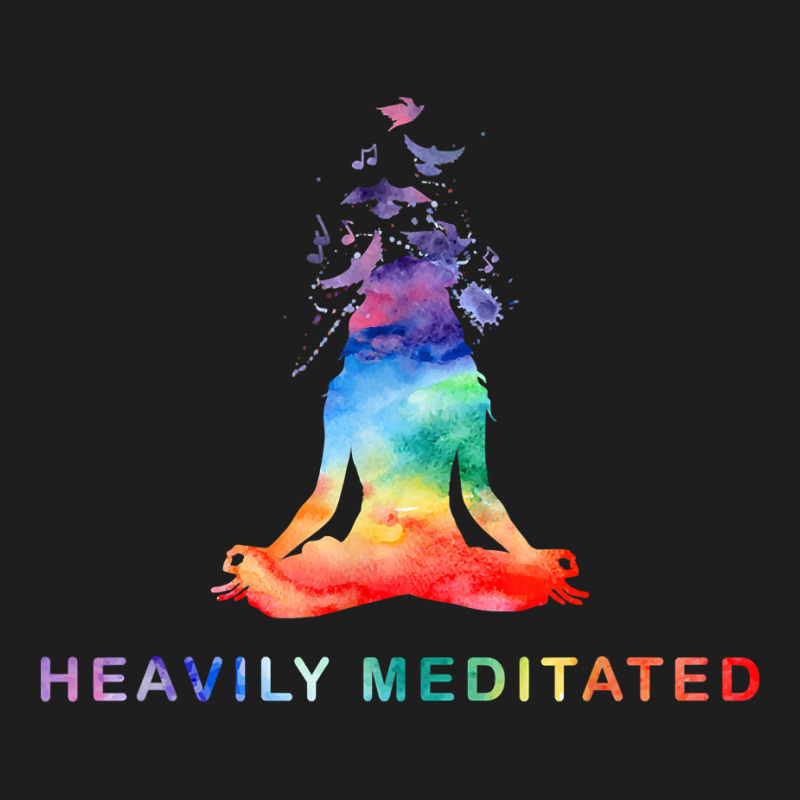 Yoga Girl Heavily Meditated Funny Meditation Rainbow Color T Shirt Classic T-shirt by nycerecoverdell | Artistshot