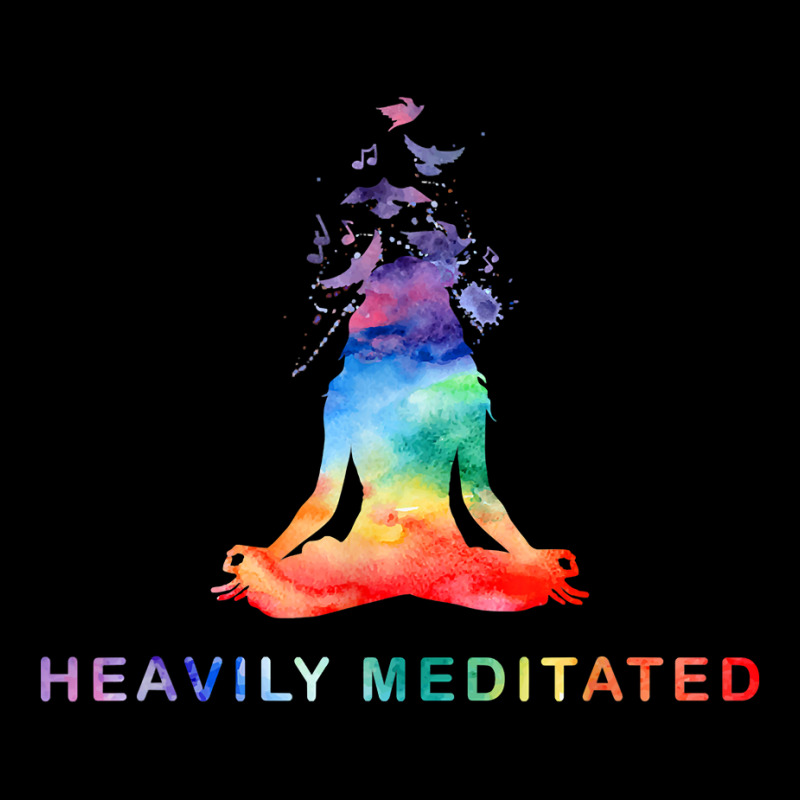 Yoga Girl Heavily Meditated Funny Meditation Rainbow Color T Shirt Lightweight Hoodie by nycerecoverdell | Artistshot