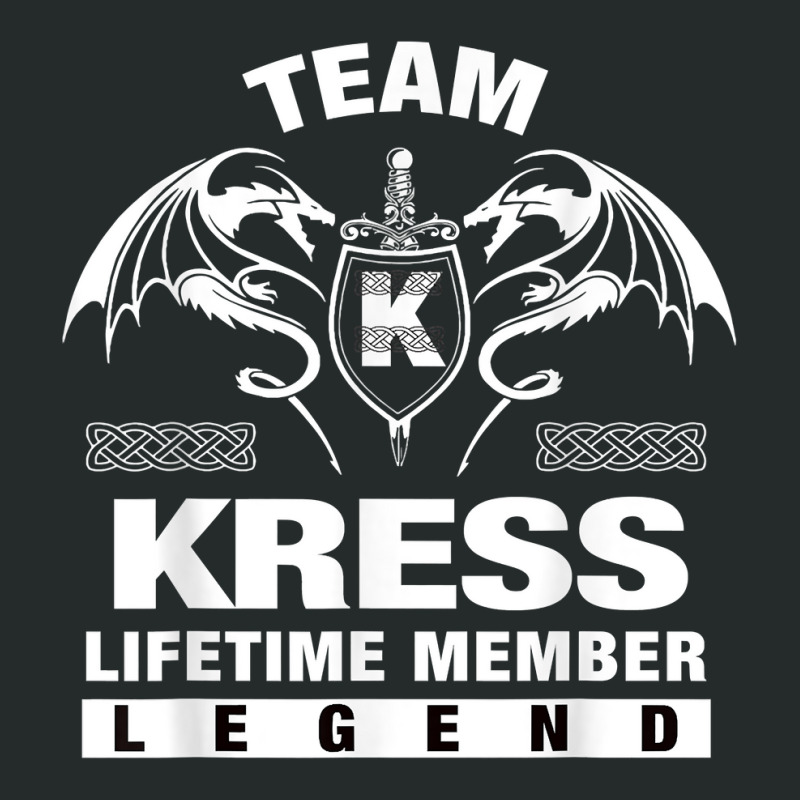 Team Kress Lifetime Member Gifts T Shirt Women's Triblend Scoop T-shirt by maionexzweddel1i | Artistshot