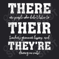 There Their They're English Grammar Teacher Funny Quotes Youth Tee | Artistshot