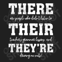 There Their They're English Grammar Teacher Funny Quotes Ladies Polo Shirt | Artistshot