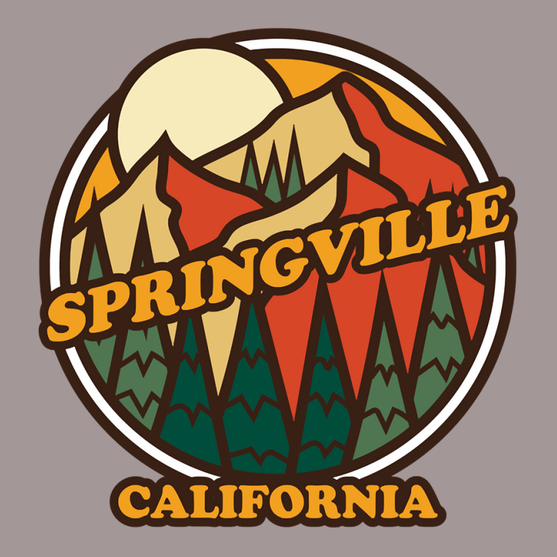 Vintage Springville, California Mountain Hiking Souvenir Pri Long Slee Vintage Hoodie | Artistshot