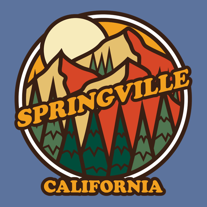 Vintage Springville, California Mountain Hiking Souvenir Pri Long Slee Lightweight Hoodie | Artistshot