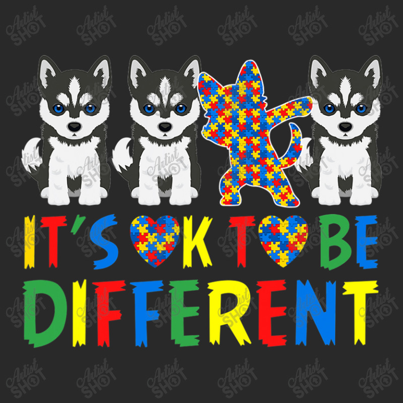 Autism Awareness Siberian Husky Dog Printed hat by mrlee | Artistshot