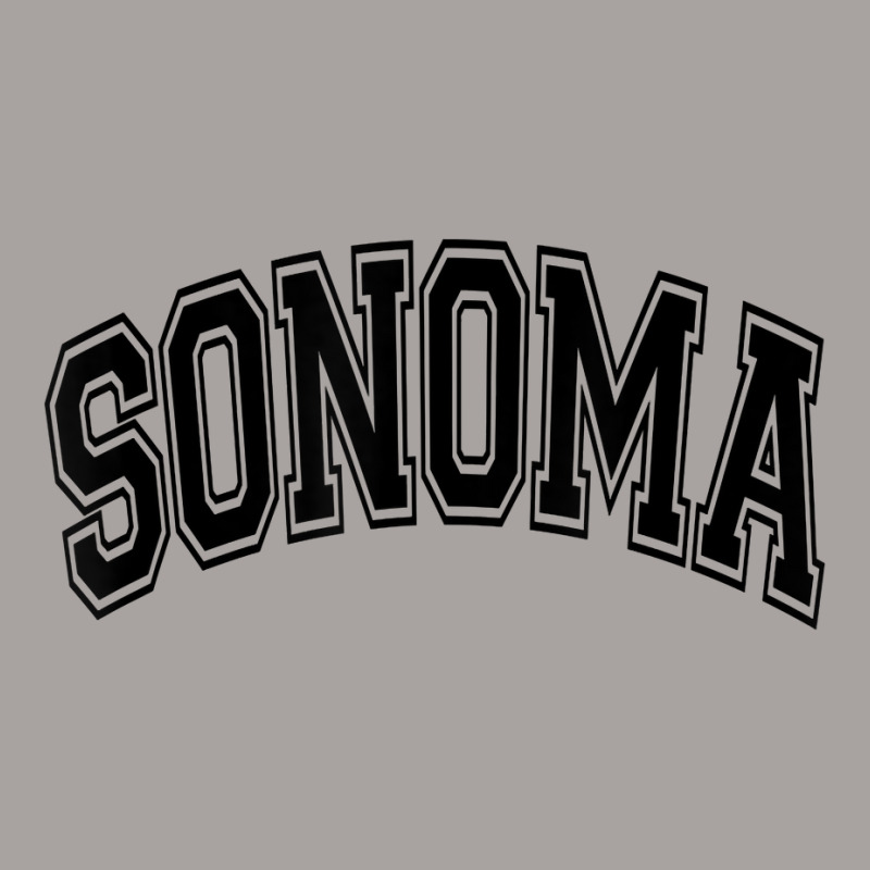 Sonoma California Varsity Style Text Gray With Black Print T Shirt Racerback Tank by michealamifflin | Artistshot