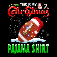 Football This Is My Christmas Pajama Football Christmas Lights 131 Foo Cropped Sweater | Artistshot