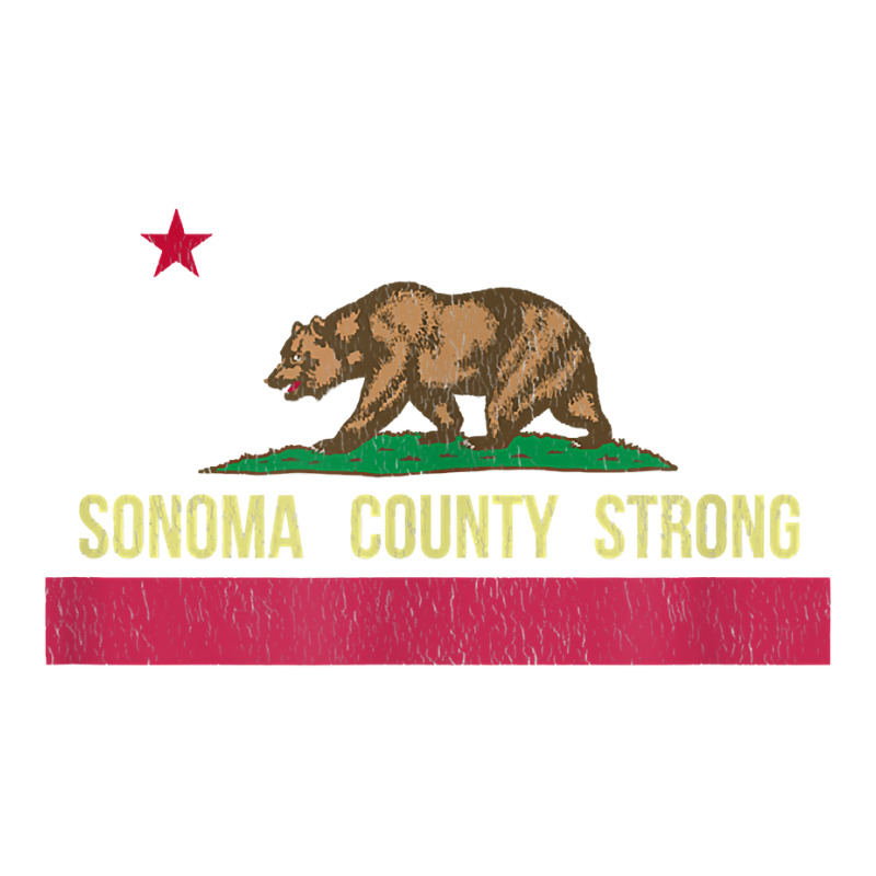 Sonoma Strong  Sonoma County Strong  California Flag T Shirt Maternity Scoop Neck T-shirt by michealamifflin | Artistshot