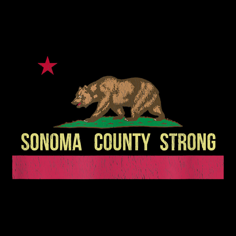 Sonoma Strong  Sonoma County Strong  California Flag T Shirt Legging by michealamifflin | Artistshot