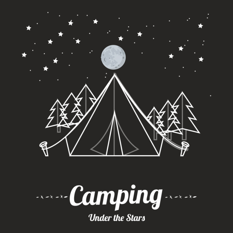 Camping Ladies Fitted T-Shirt by ArtistshotF1 | Artistshot