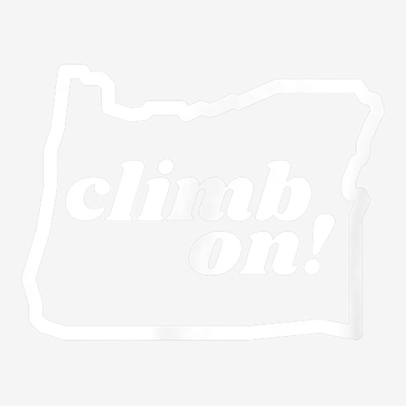 Oregon Climb On! Rock Climbing Bouldering T Shirt Adjustable Cap | Artistshot