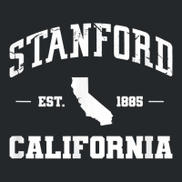 Stanford California Map Ca Travel Vacation T Shirt Crewneck Sweatshirt | Artistshot