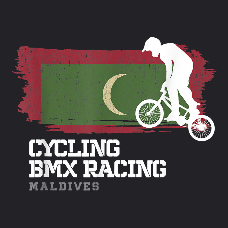 Bmx Bike Maldives Flag Biking Cycling Racing Bmx T Shirt Youth Tee | Artistshot