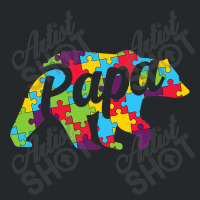 Autism Papa Bear Autism Awareness Crewneck Sweatshirt | Artistshot