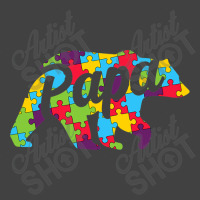 Autism Papa Bear Autism Awareness Vintage T-shirt | Artistshot