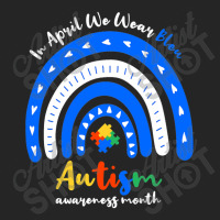 Autism Rainbow In April We Wear Blue Autism Awareness Month Unisex Hoodie | Artistshot