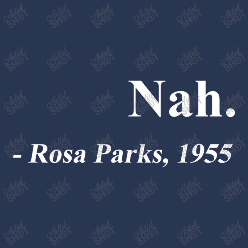 Nah Rosa Parks Quote Ladies Denim Jacket by mahata | Artistshot