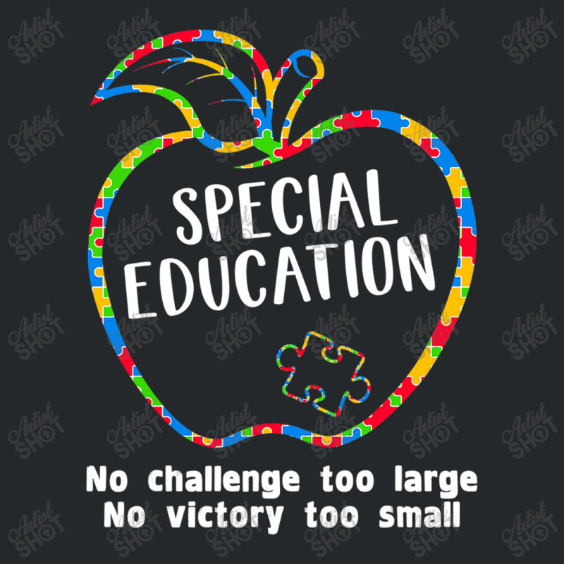 Autism Special Education Teacher Girl Crewneck Sweatshirt by mrlee | Artistshot