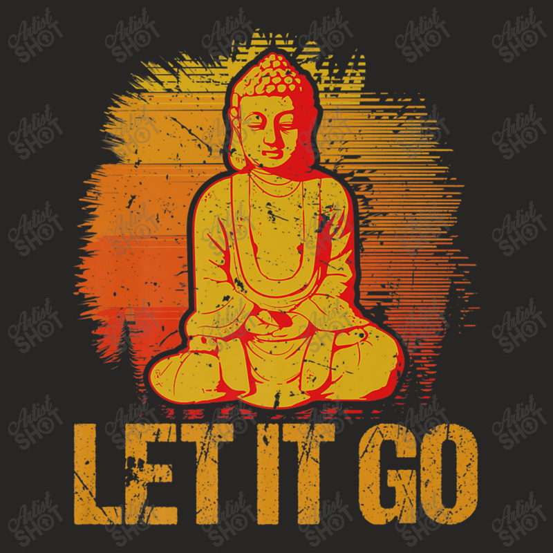 Buddhism Buddha Meditate Ladies Fitted T-Shirt by criticizematter | Artistshot