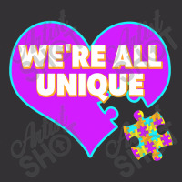 Autism We Are All Unique Autism Awareness Support Vintage Short | Artistshot