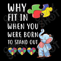 Autism Why Fit In When You Were Born To Stand Out Fleece Short | Artistshot