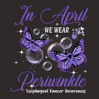 In April We Wear Periwinkle Butterfly Esophageal Cancer T Shirt Racerback Tank | Artistshot