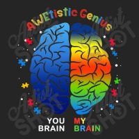 Awetistic Genius Support Autism Awareness Month Unisex Hoodie | Artistshot