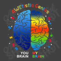 Awetistic Genius Support Autism Awareness Month Vintage T-shirt | Artistshot