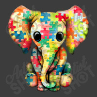 Baby Elephant Hippie Autism Awareness Puzzle Elephant Men's Polo Shirt | Artistshot