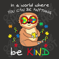 Be Kind Sloth Puzzle Piece Cool Autism Awareness Champion Hoodie | Artistshot