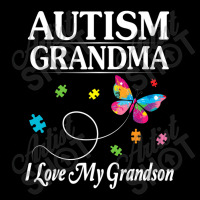 Butterfly Autism Grandma I Love My Grandson Awareness Men's 3/4 Sleeve Pajama Set | Artistshot