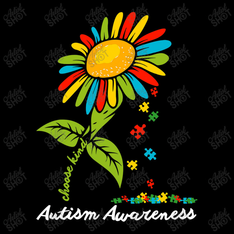 Choose Kind Autism Awareness Month Zipper Hoodie by mrlee | Artistshot