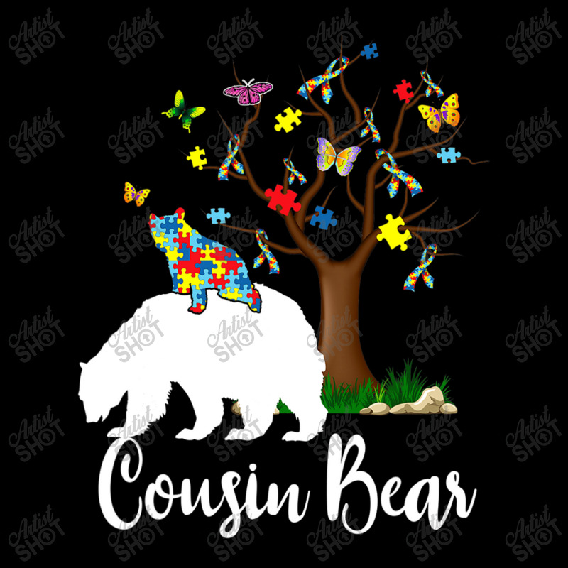 Cousin Bear Autism Awareness Love Support Lightweight Hoodie by mrlee | Artistshot