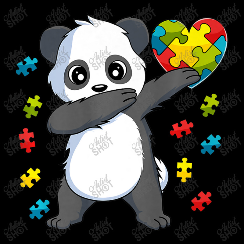 Dabbing Panda Puzzle Piece Autism Awareness Fleece Short by mrlee | Artistshot