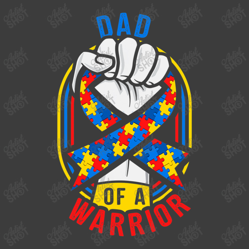 Dad Of A Warrior Autism Awareness Matching Men's Polo Shirt by mrlee | Artistshot