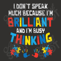 Don't Speak Much Busy Thinking Autism Awareness Champion Hoodie | Artistshot